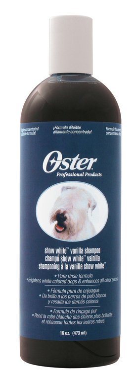 Koiran shampoo, Oster Show White Vanilla Shampoo